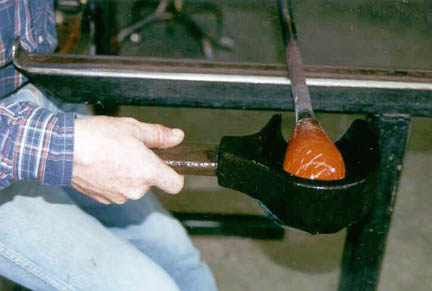 Karl Blowing Glass